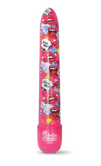 Vibrator Clasic Prints Charming 10 Moduri Vibratii Roz 19 cm