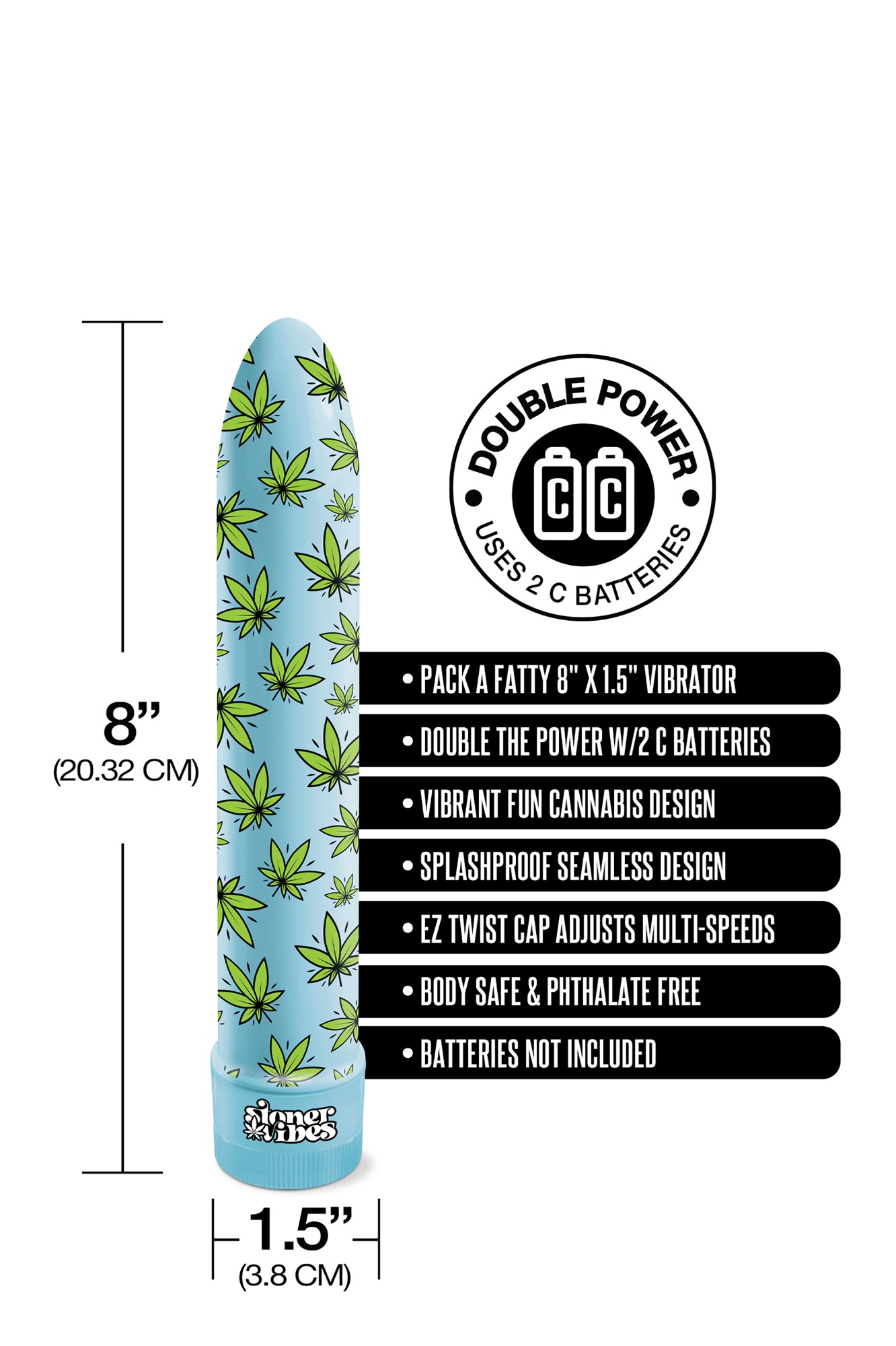 Vibrator Multispeed Pack a Fatty Blue Dream 20.3 cm, #2, Erotic24.ro