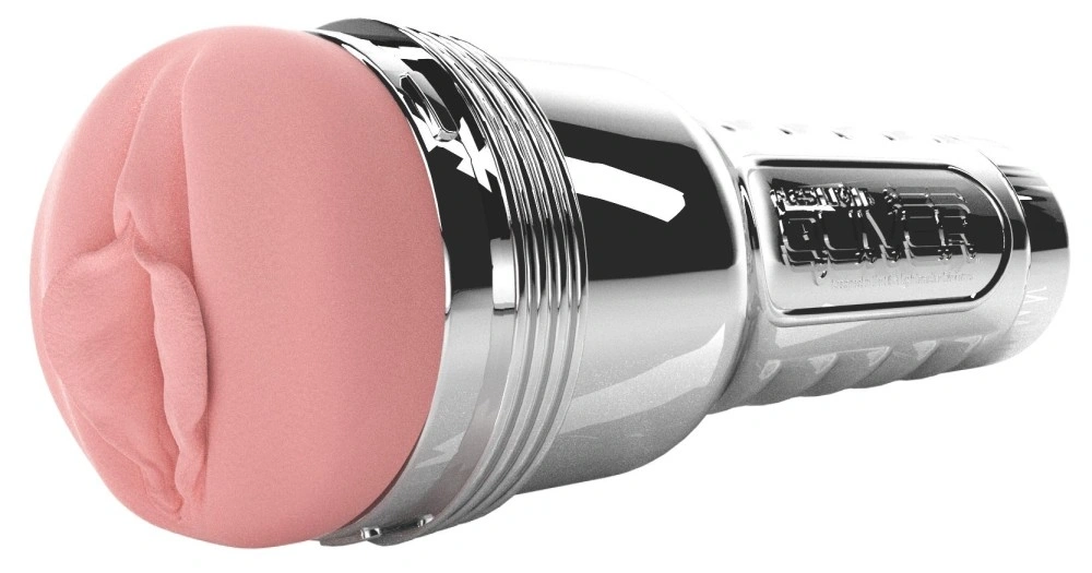 Masturbator cu Vibratii Fleshlight Quiver, Functie Incalzire, TPE, USB, Argintiu, 25.5 cm, #2, Erotic24.ro