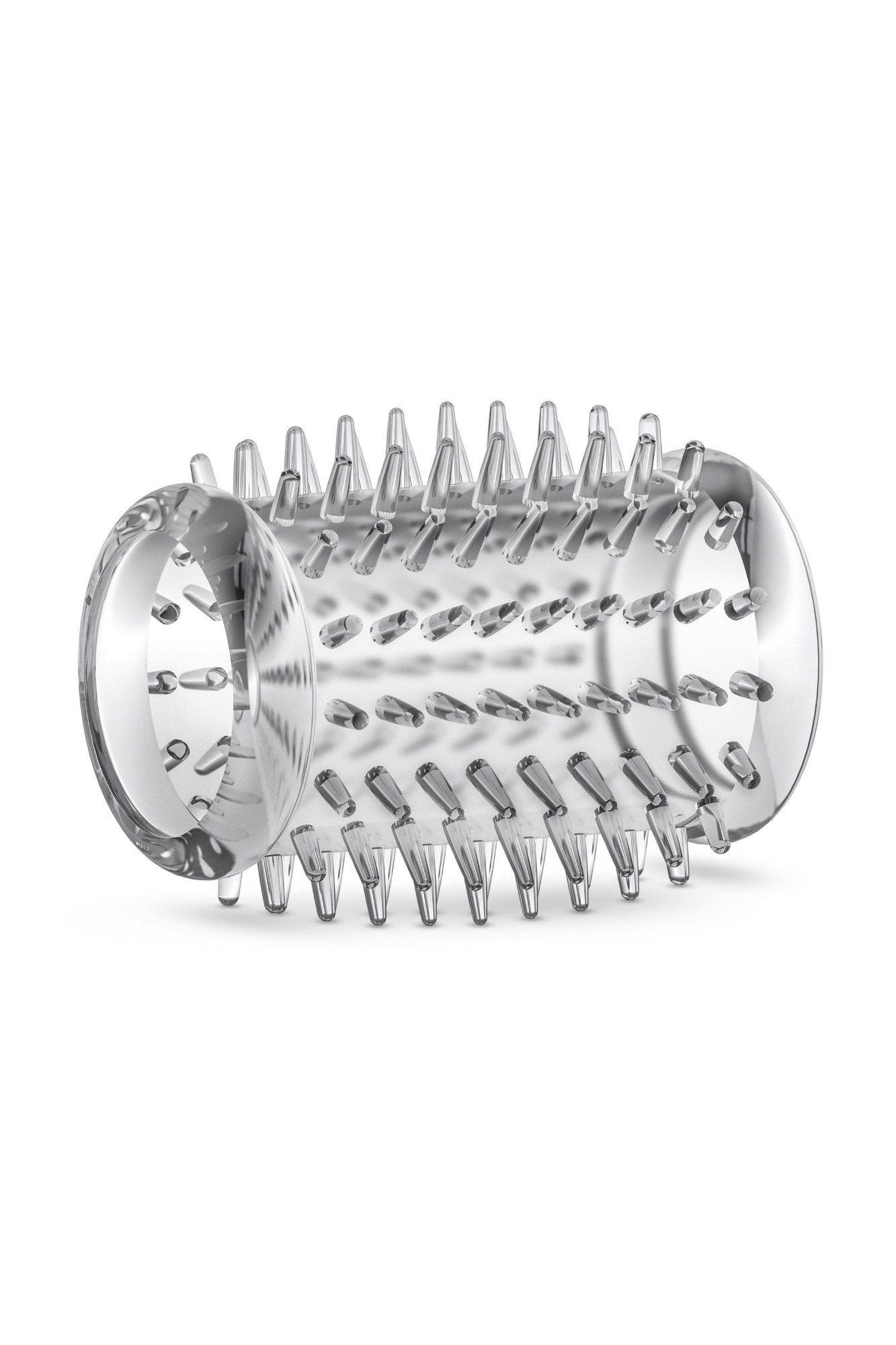 Manson Penis cu Striatii Stay Hard 01, TPE, Transparent, #2, Erotic24.ro