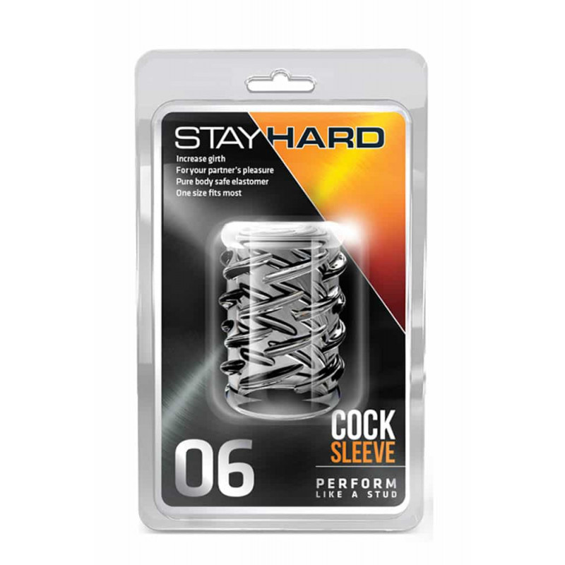 Manson Penis Stay Hard Transparent 5 cm, #2, Erotic24.ro
