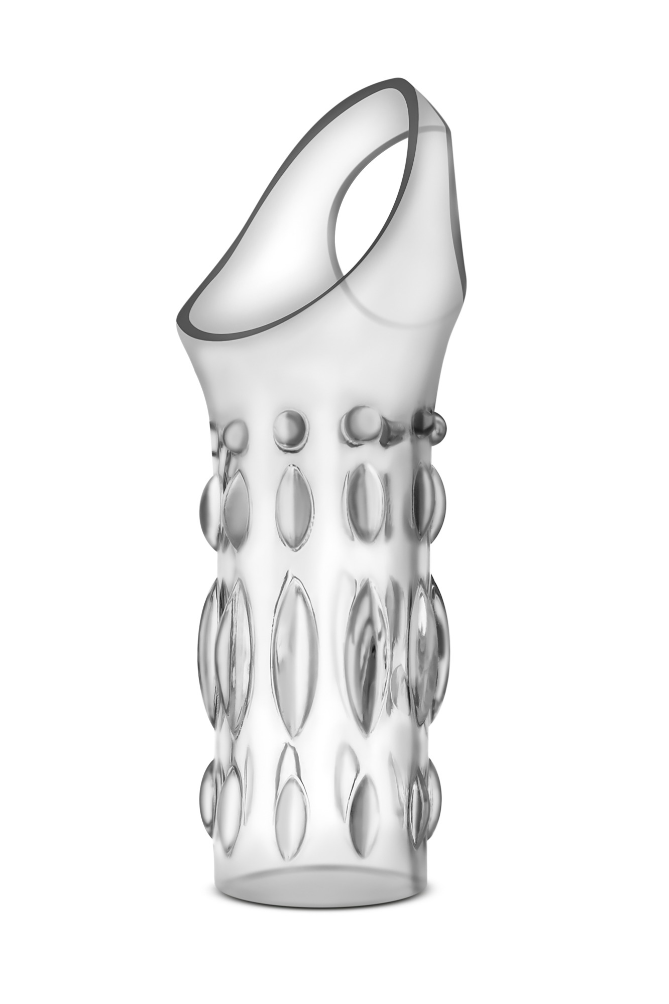 Manson Performance Studded Sleeve Ring, TPE, Transparent, 10.7 cm, #2, Erotic24.ro