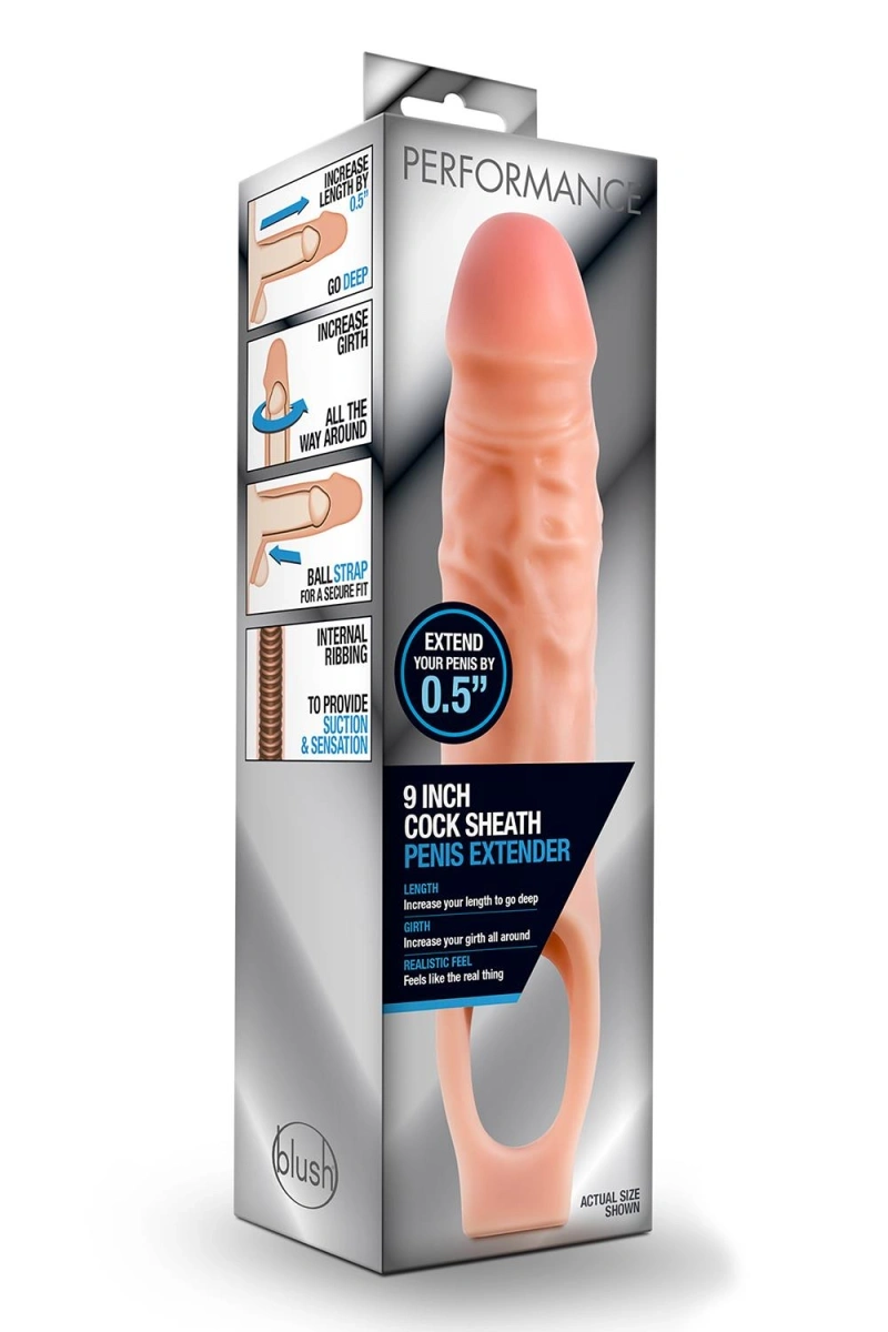 Prelungitor Penis Cock Sheath Extender Performance +1.3 cm, #2, Erotic24.ro