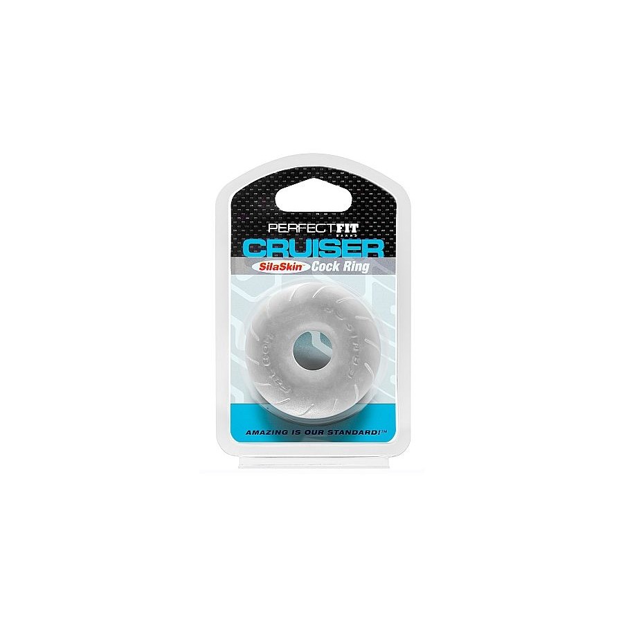 Inel de Penis Cruiser SilaSkin Transparent, #2, Erotic24.ro