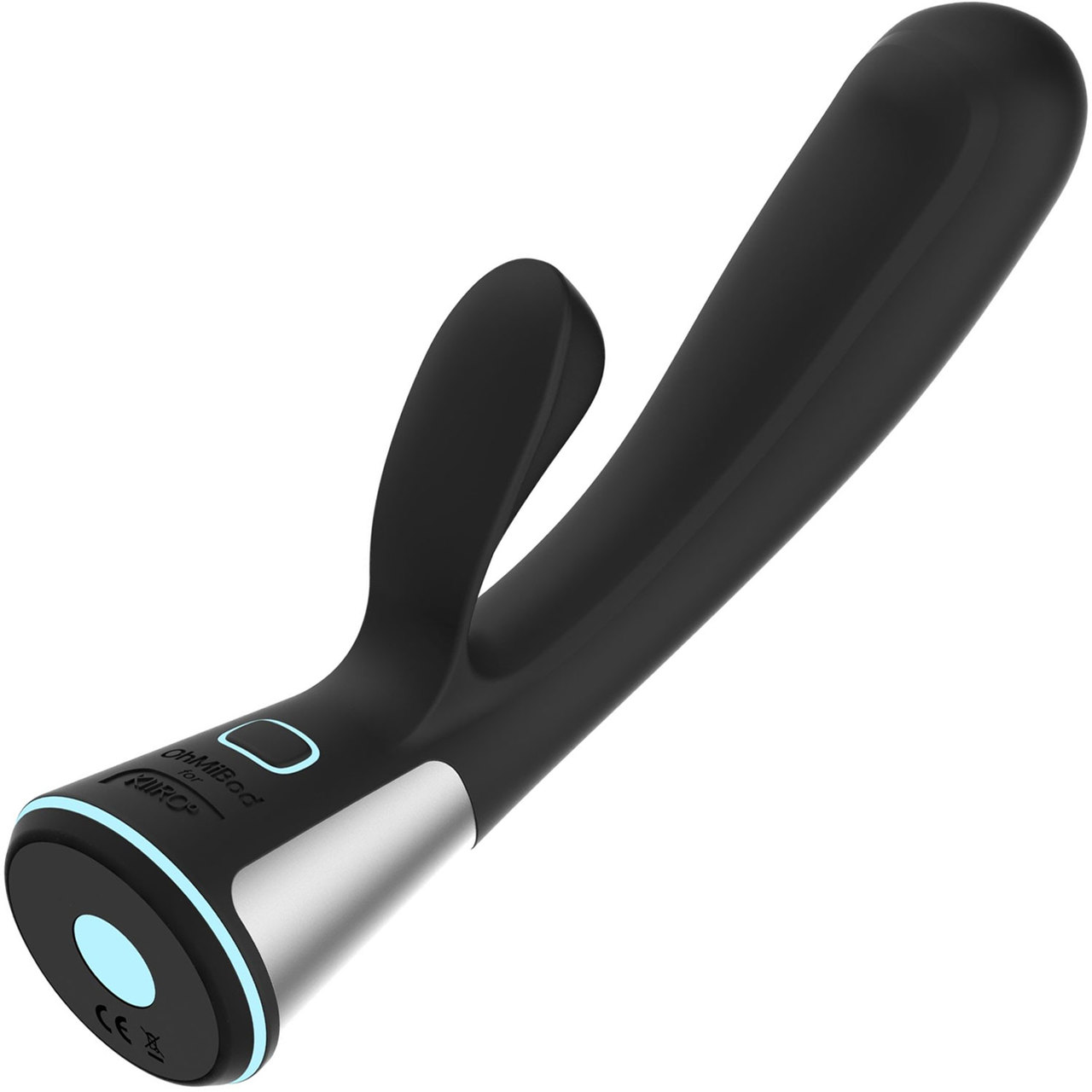 Vibrator Rabbit Fuse OhMiBod Bluetooth App Connect Silicon USB Negru 18 cm, Nr. 3, Erotic24.ro