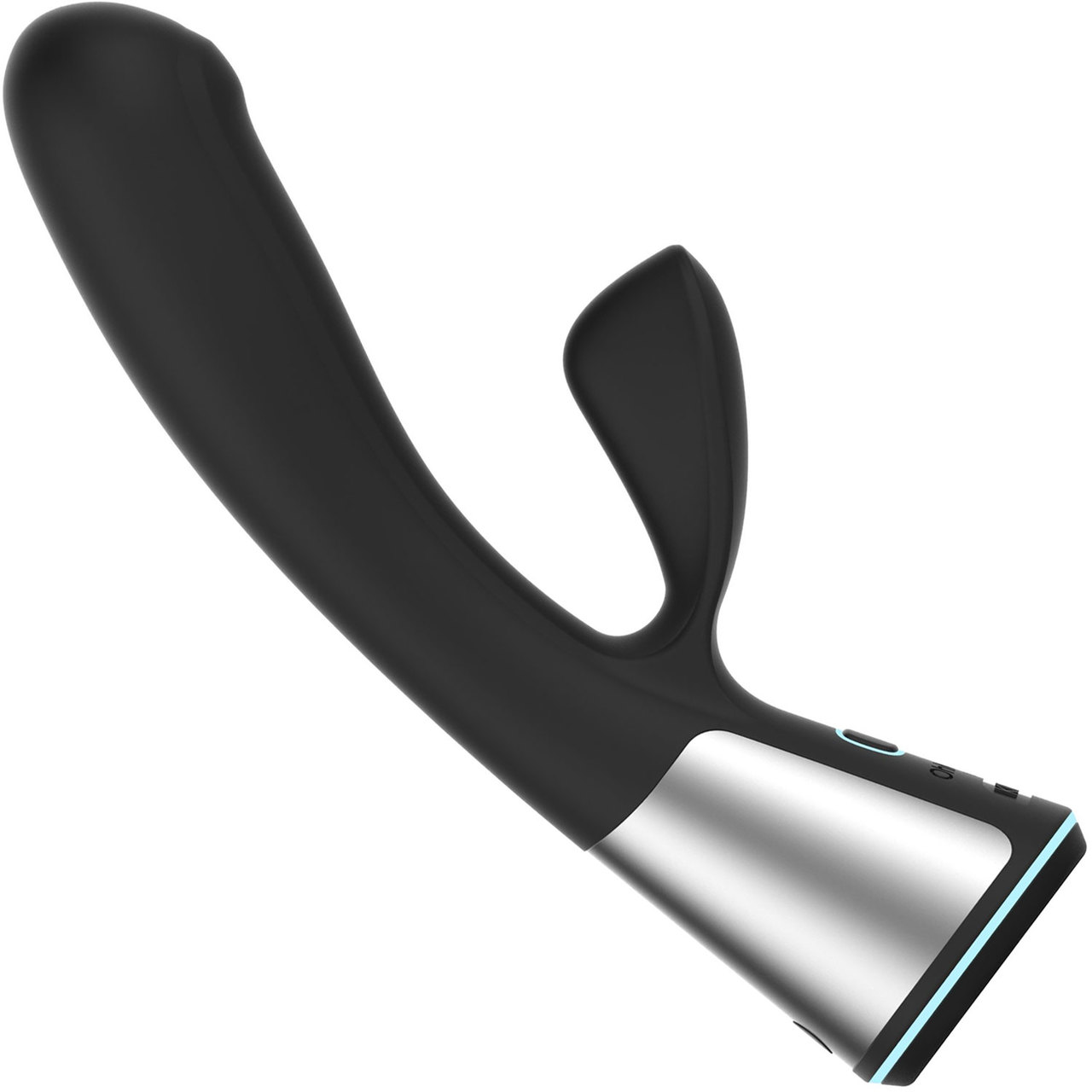 Vibrator Rabbit Fuse OhMiBod Bluetooth App Connect Silicon USB Negru 18 cm, Nr. 4, Erotic24.ro