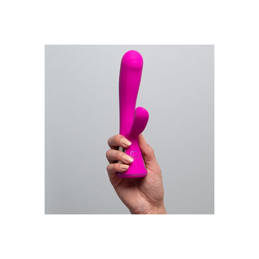 Vibrator Rabbit Fuse OhMiBod Bluetooth App Connect Silicon USB Roz 18 cm, Nr. 5, Erotic24.ro