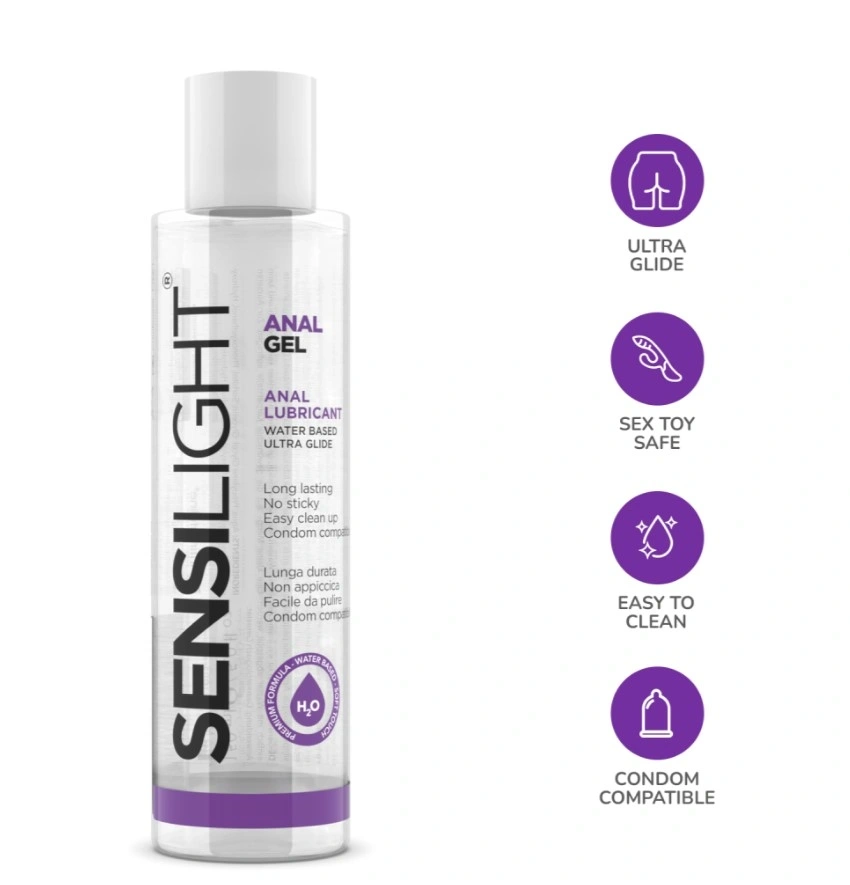 Lubrifiant Anal Sensilight pe Baza de Apa, 150 ml, #2, Erotic24.ro