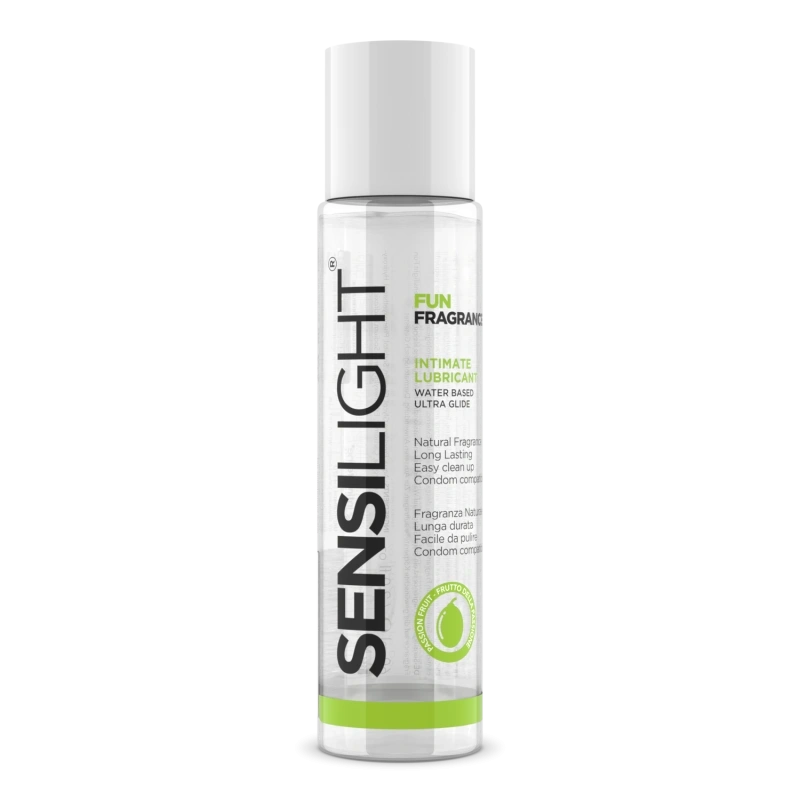 Lubrifiant Sensilight Fun Fragrance Passion Fruit pe Baza de Apa, 60 ml, Nr. 1, Erotic24.ro