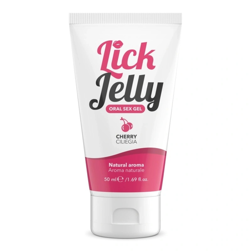 Jucarii Sexuale Cuplu - Gel pentru Sex Oral Lick Jelly Aroma Cirese, 50 ml, Erotic24.ro