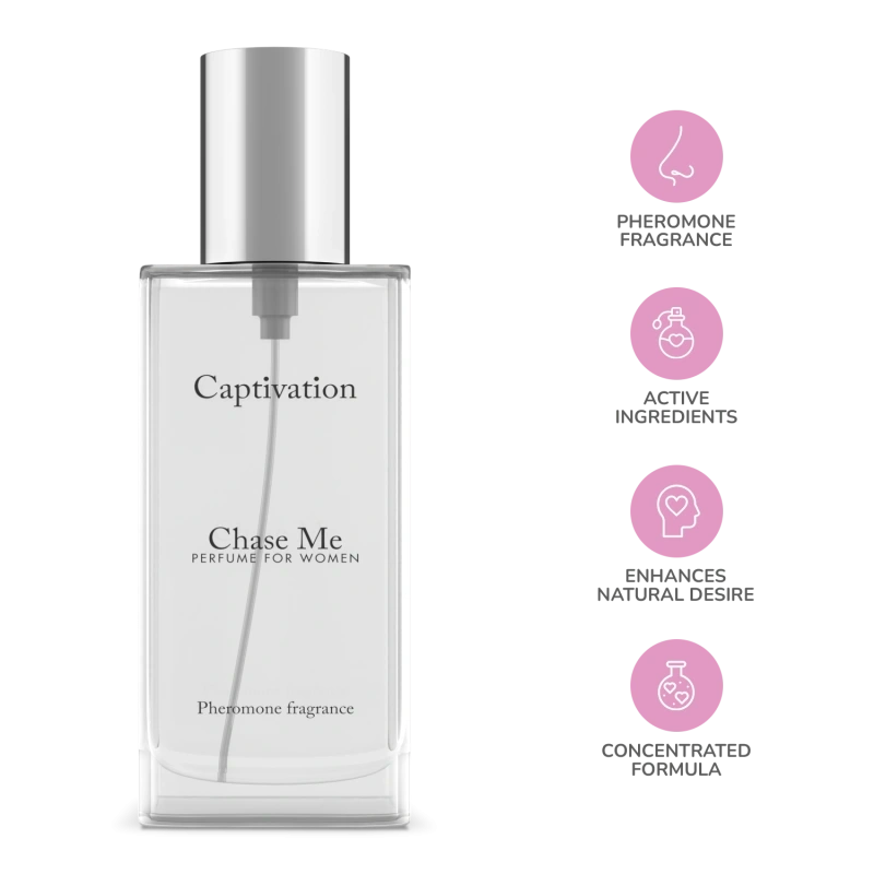 Parfum cu Feromoni pentru Femei Captivation Chase Me, 30 ml, Nr. 3, Erotic24.ro