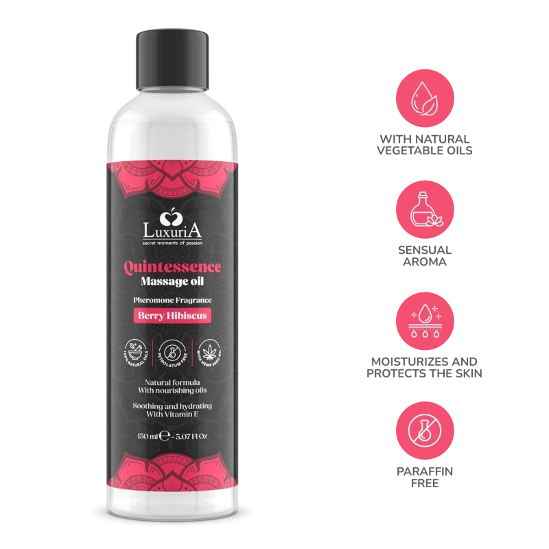 Ulei de masaj Quintessence Berry Hibiscus 150 ml, #3, Erotic24.ro
