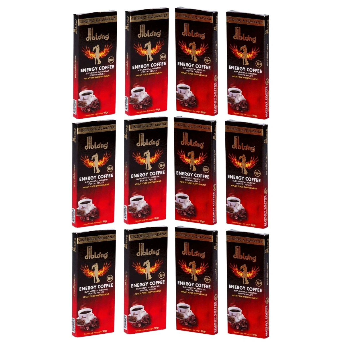 Set 12 plicuri-Supliment alimentar Diblong Energy Coffee pentru barbati, formula de cafea instant cu plante care sustin sanatatea sexuala si functia erectila, 12x10g, #6, Erotic24.ro