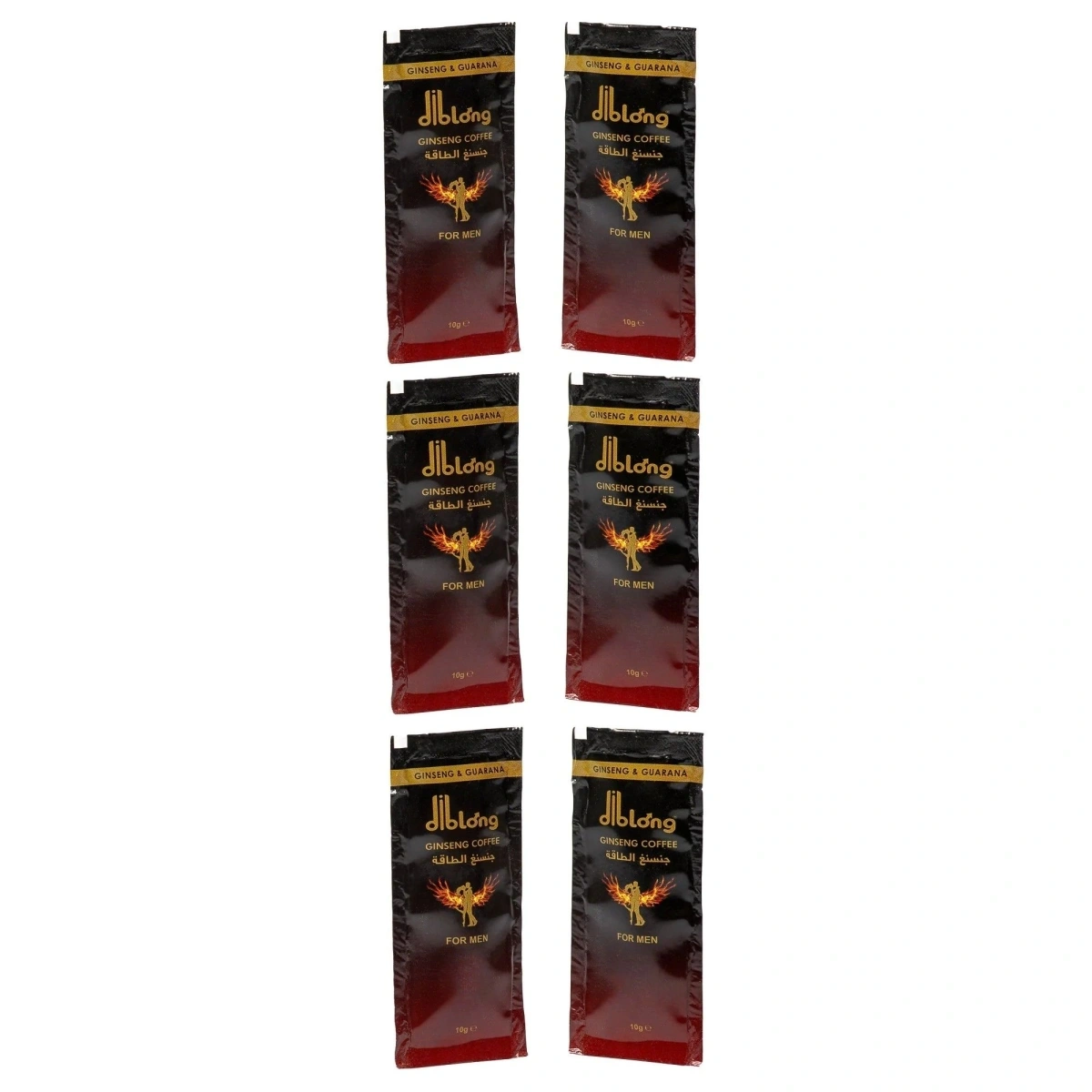 Set 6 plicuri-Supliment alimentar Diblong Energy Coffee pentru barbati, formula de cafea instant cu plante care sustin sanatatea sexuala si functia erectila, 6x10g, #3, Erotic24.ro