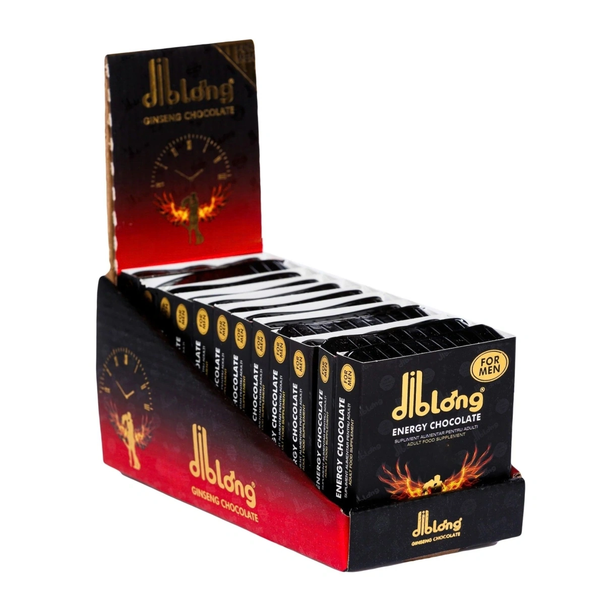 Set 12 Bucati- Ciocolata Afrodisiaca Barbati DIBLONG Energy Chocolate 24 gr., #6, Erotic24.ro
