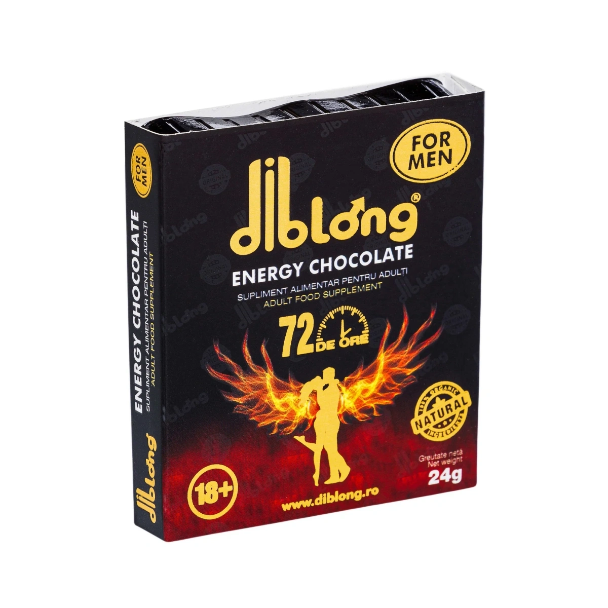 Ciocolata Afrodisiaca Barbati DIBLONG Energy Chocolate 24 gr., Nr. 2, Erotic24.ro