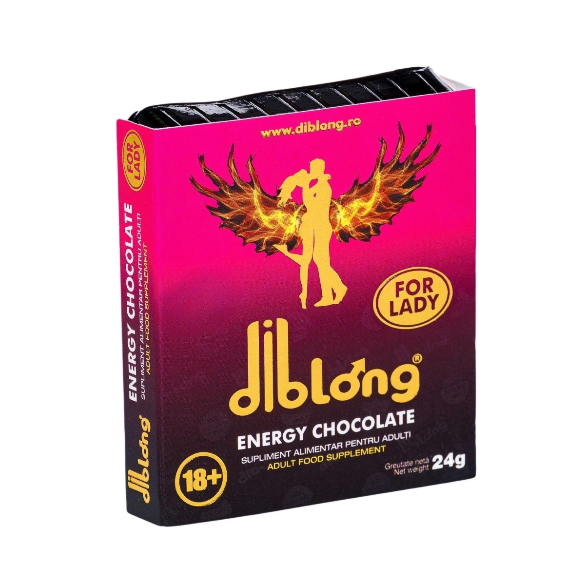 Supliment alimentar Diblong Energy Chocolate pentru femei pe baza de ciocolata, cu plante care sustin sanatatea sexuala si recapatarea energiei, 24g, #6, Erotic24.ro