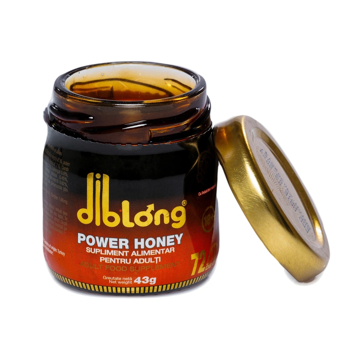 Miere Afrodisiaca Unisex DIBLONG Power Honey 43 gr., Nr. 2, Erotic24.ro