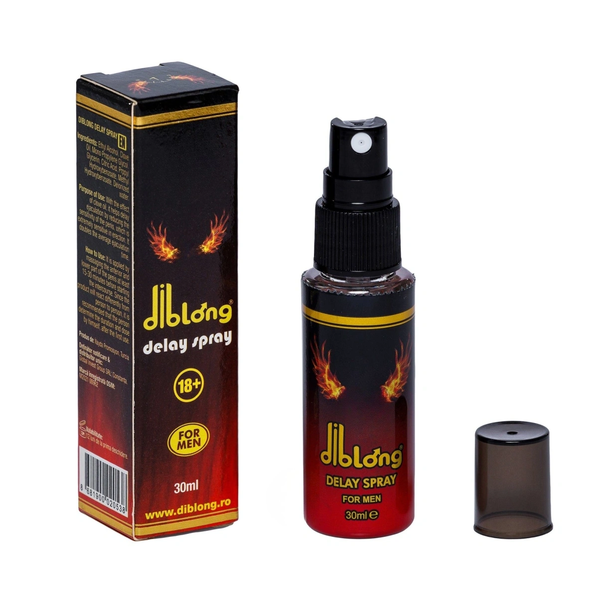 Spray DIBLONG pentru barbati cu ingrediente ce pot ajuta ajuta la intarzierea ejacularii, 30 ml, Nr. 3, Erotic24.ro