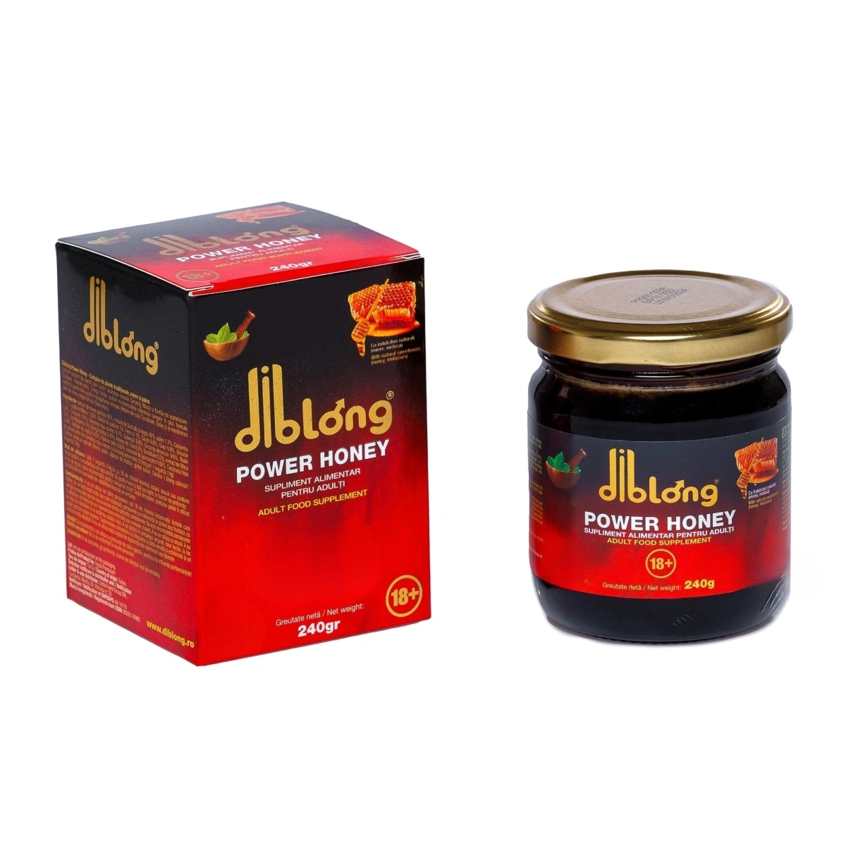 Miere Afrodisiaca Unisex DIBLONG Power Honey 240 gr., #3, Erotic24.ro