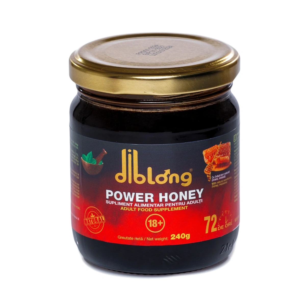 Miere Afrodisiaca Unisex DIBLONG Power Honey 240 gr., Nr. 2, Erotic24.ro
