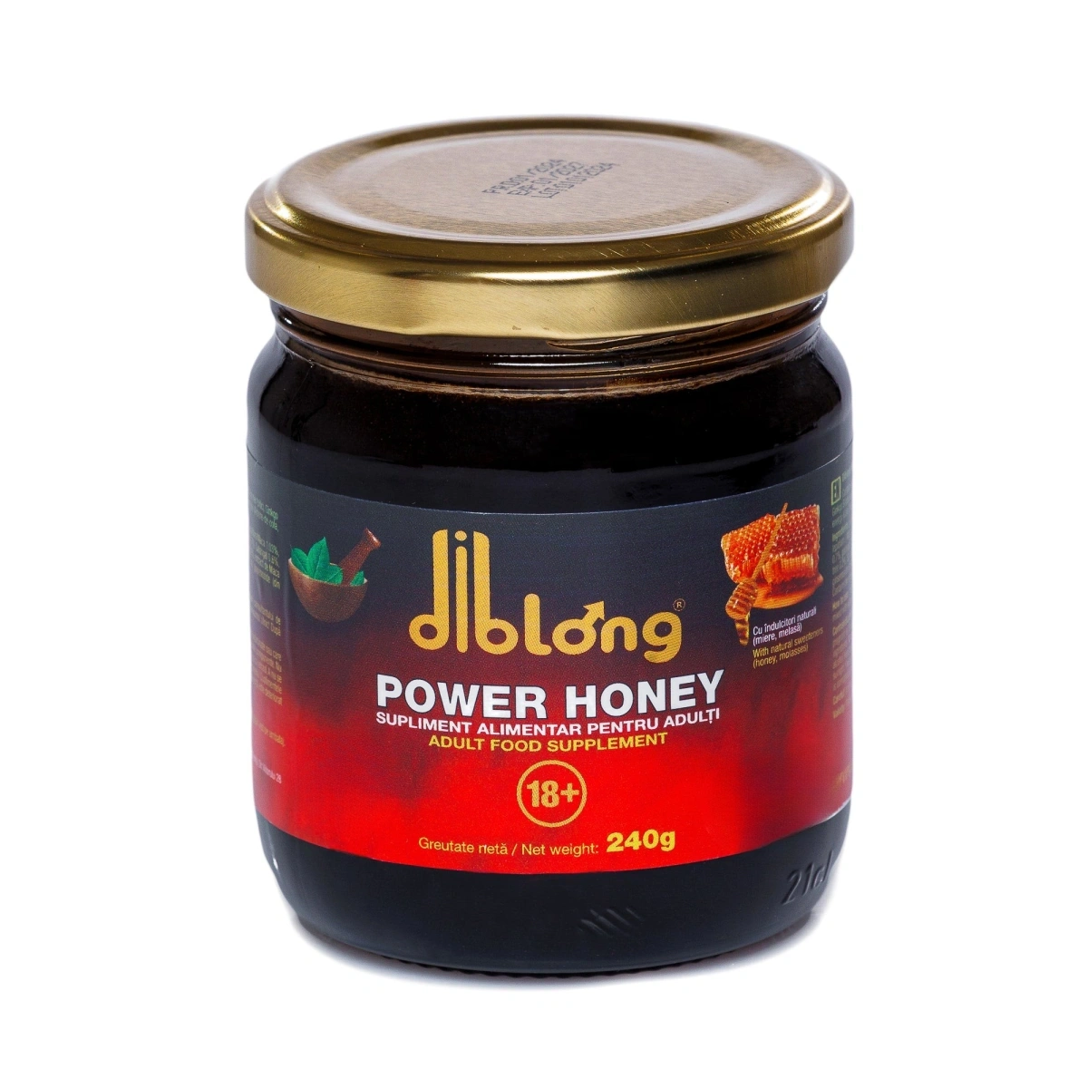 SexShop - Dorinta, Fantezie, Pasiune - Miere Afrodisiaca Unisex DIBLONG Power Honey 240 gr., Erotic24.ro