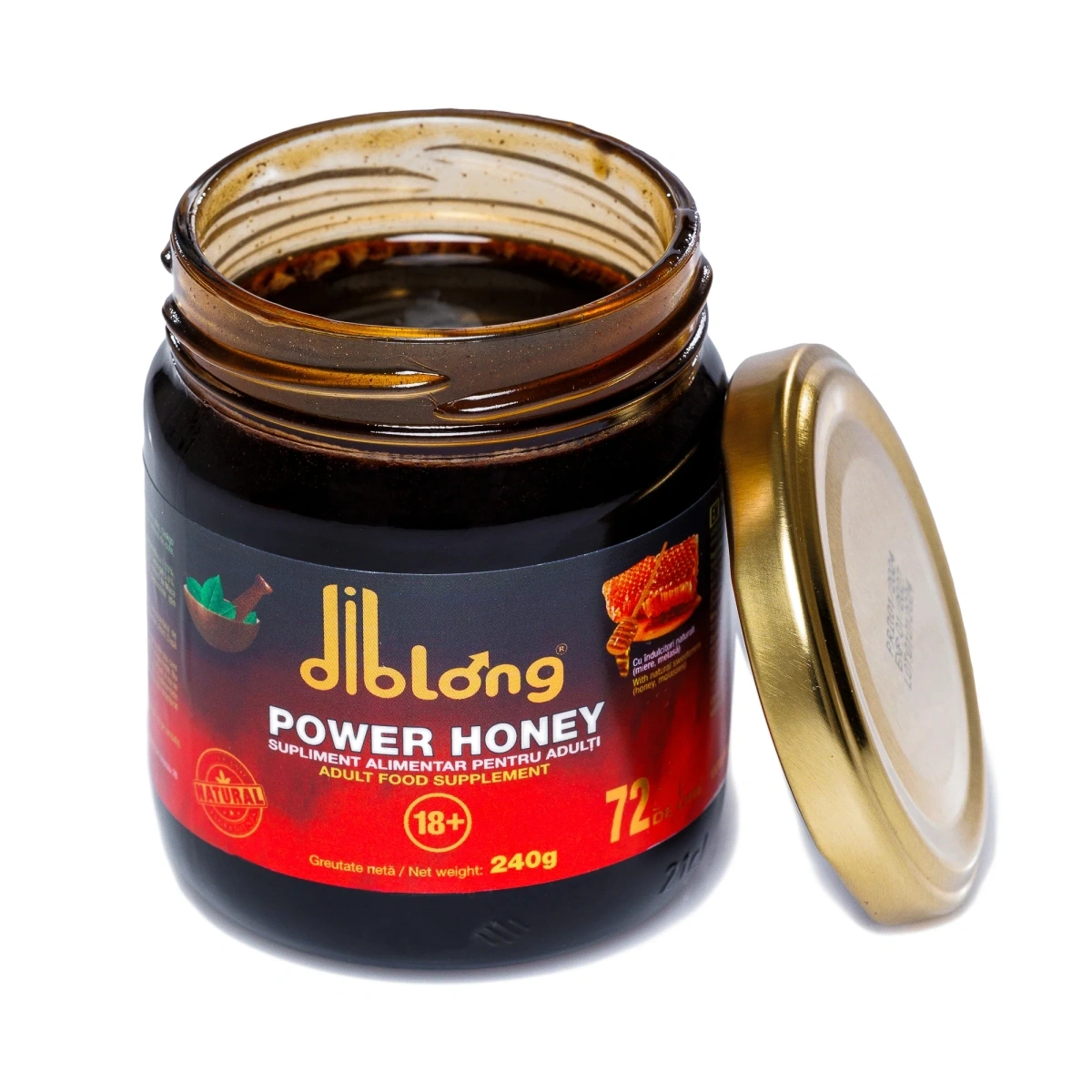 Miere Afrodisiaca Unisex DIBLONG Power Honey 240 gr., Nr. 3, Erotic24.ro