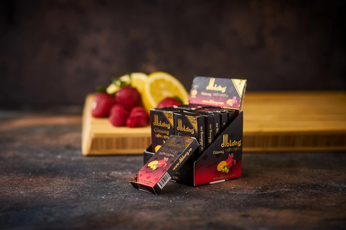 Set 6 bucati-Supliment alimentar Diblong Ginseng Bonbons pentru barbati, bomboane cu ingrediente naturale ce sustin sanatatea sexuala si functia erectila, 6 cutii x 2 buc, #4, Erotic24.ro