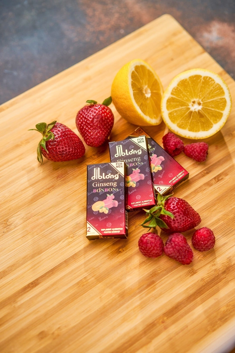 Set 6 bucati-Supliment alimentar Diblong Ginseng Bonbons pentru barbati, bomboane cu ingrediente naturale ce sustin sanatatea sexuala si functia erectila, 6 cutii x 2 buc, #6, Erotic24.ro