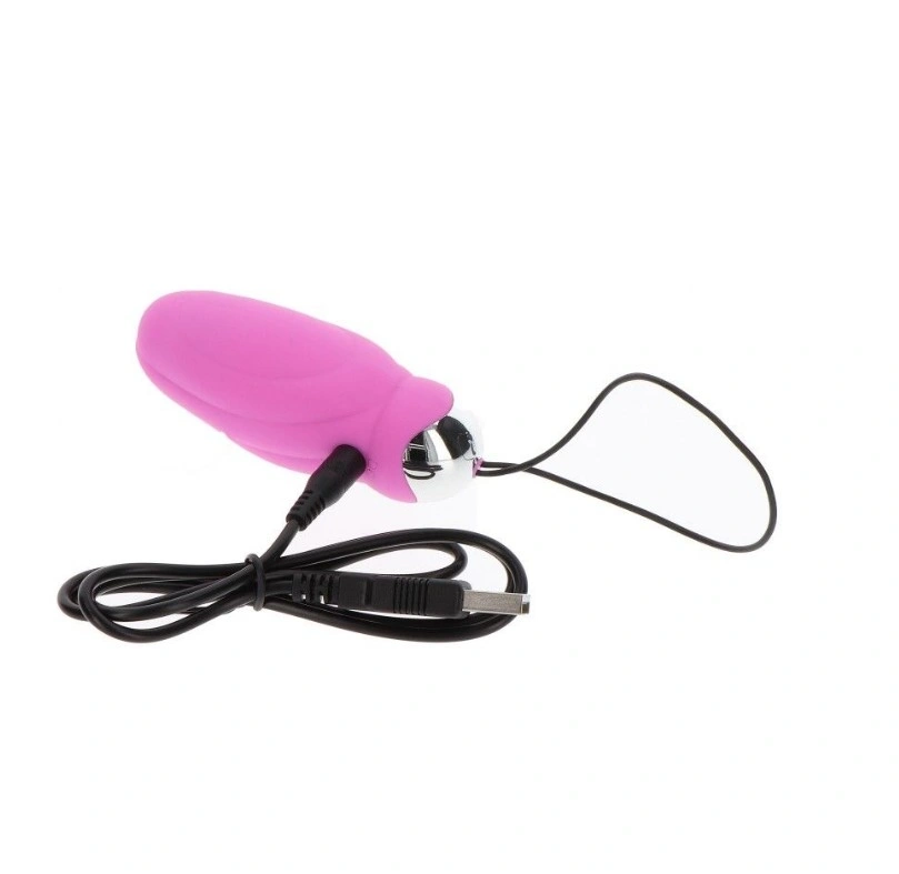 Ou Vibrator You Crack Me Up, Remote Control, 8 Moduri Vibratii si Rotatii, Silicon, USB, Mov, 8.9 cm, #3, Erotic24.ro