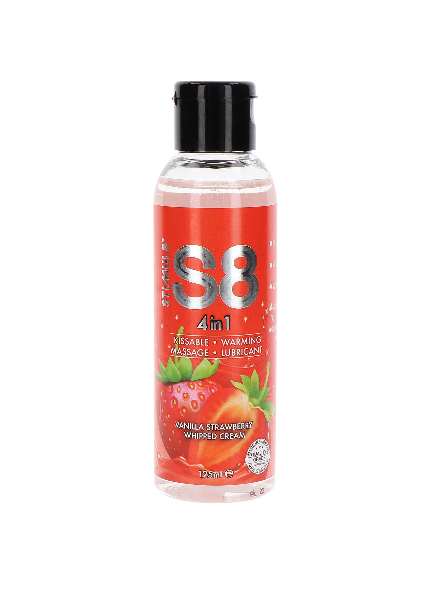 Lubrifiant pe Baza de Apa S8 Dessert Lube, Aroma Capsuni si Vanilie, 125ml, #2, Erotic24.ro