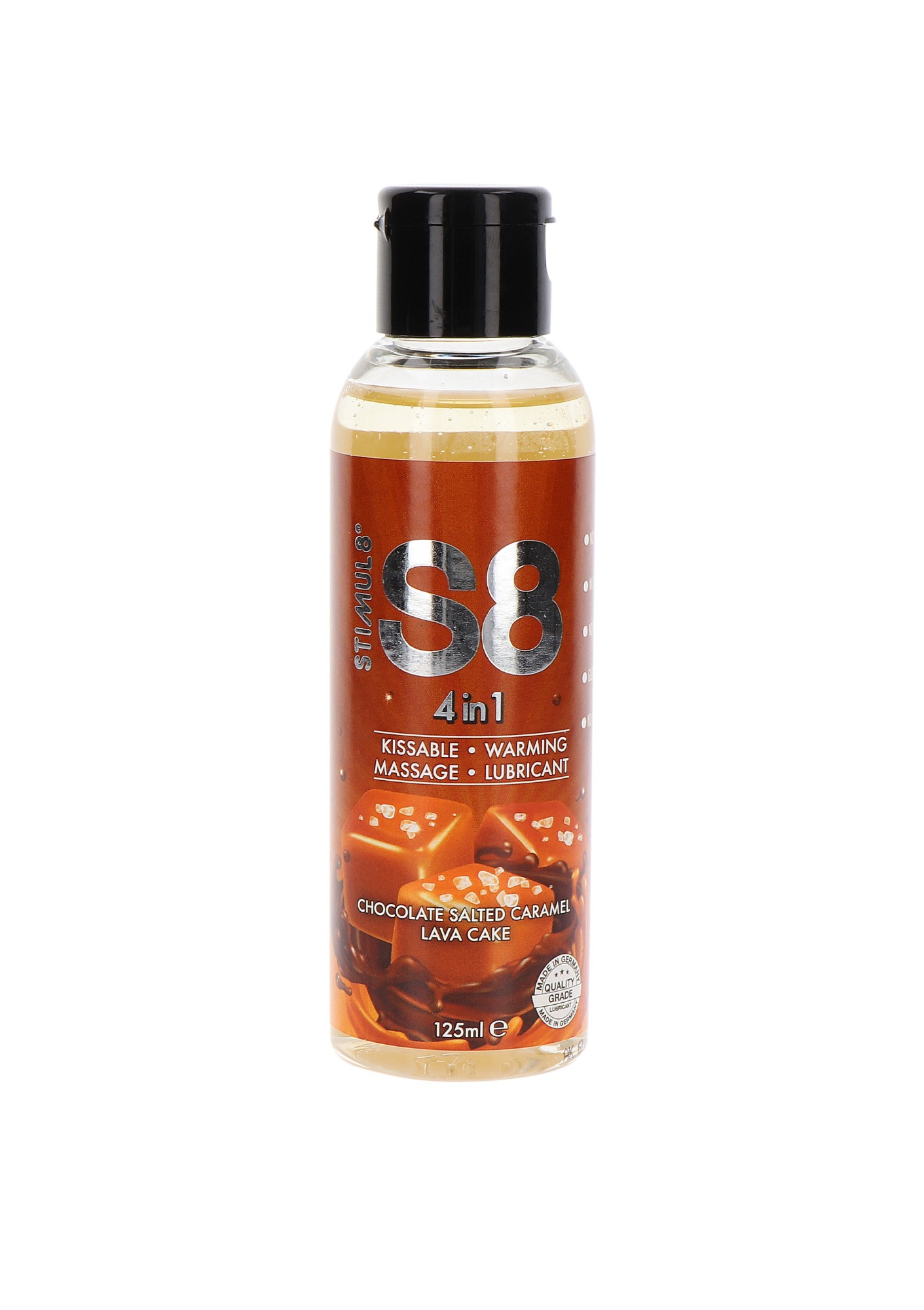 Lubrifiant pe Baza de Apa S8 Dessert Lube, Aroma Ciocolata si Caramel, 125ml, Nr. 2, Erotic24.ro