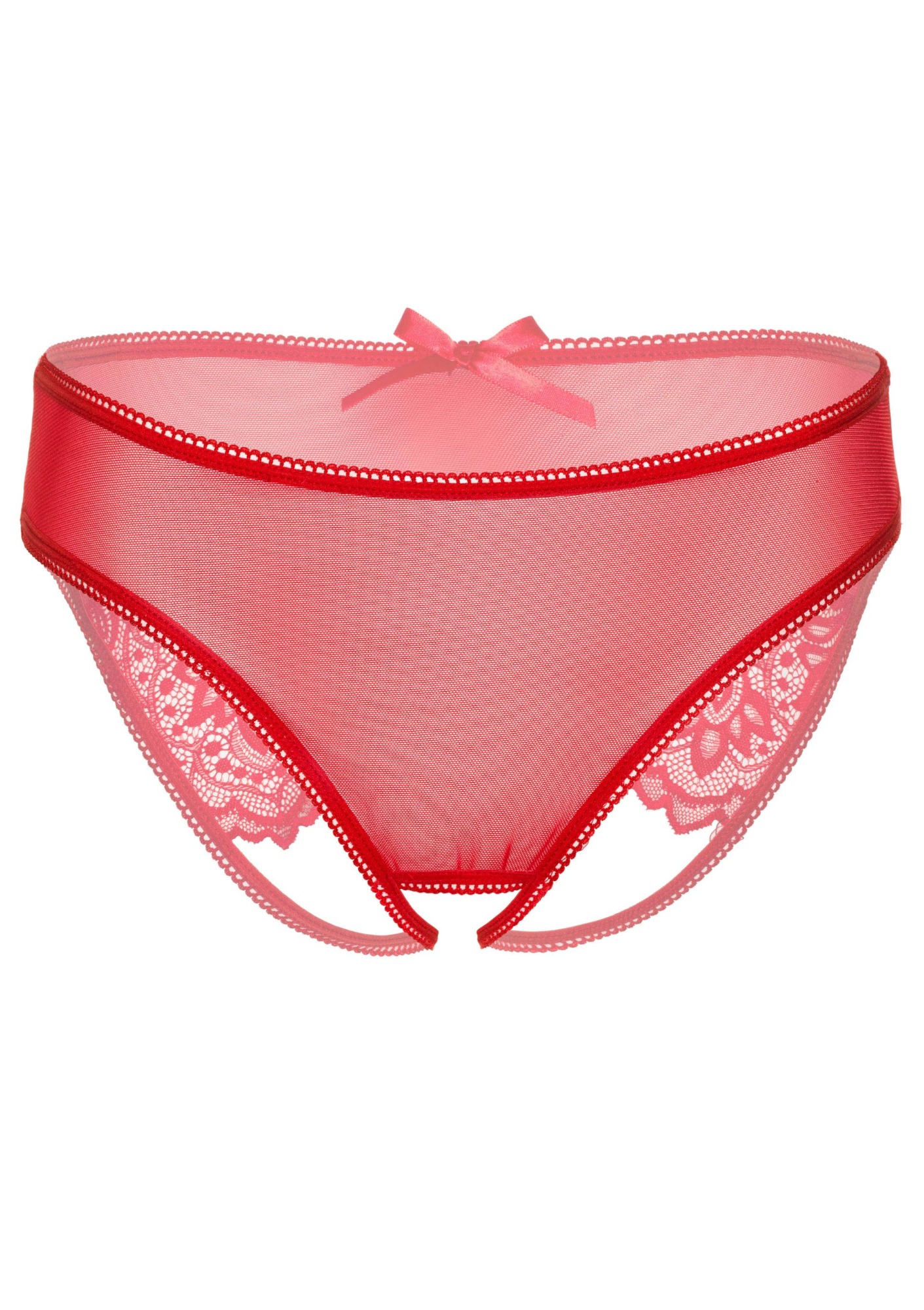 Bikini Sexy Crotchless Nicolette Rosu S/M, #3, Erotic24.ro