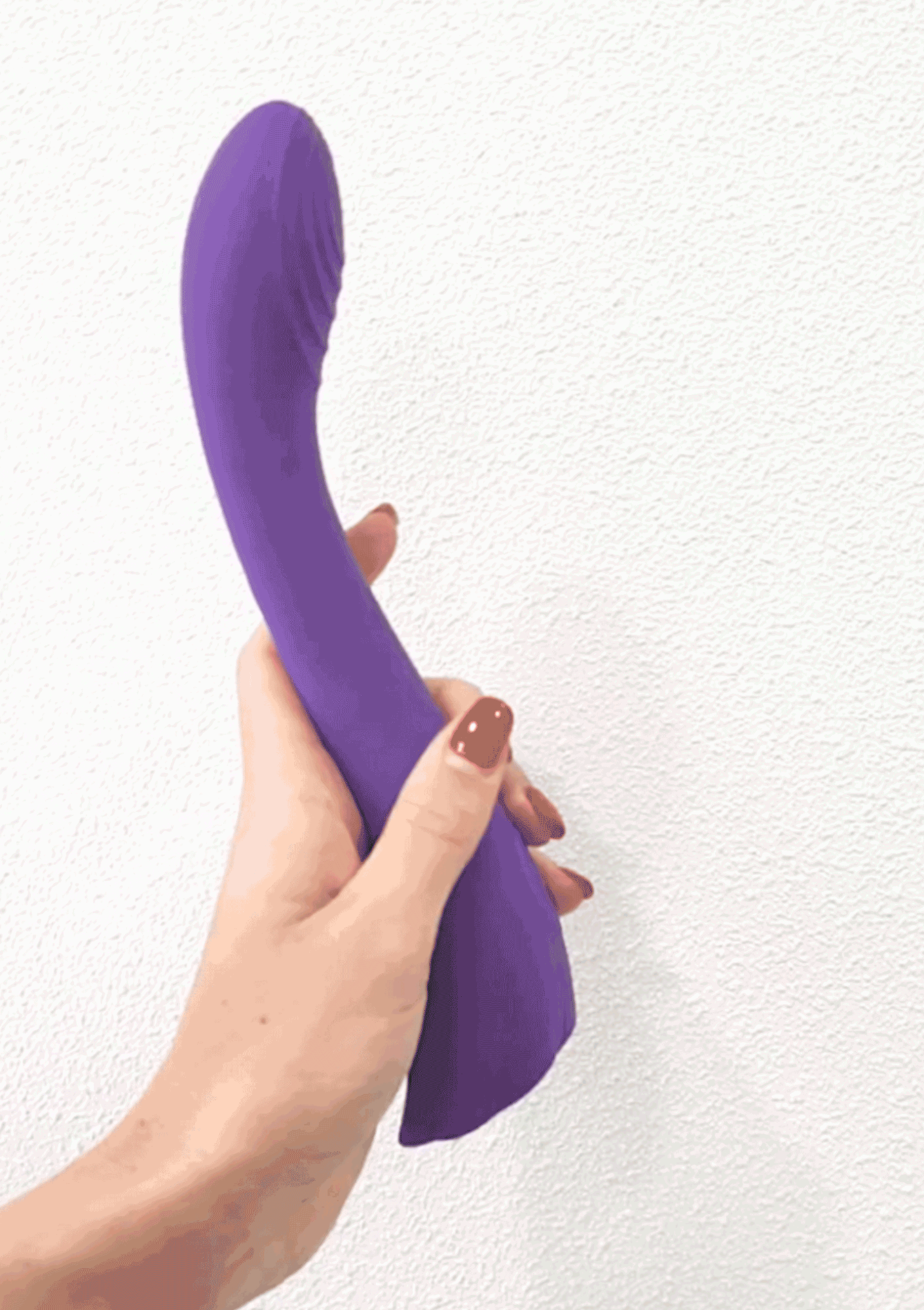 Vibrator Dahlia 9 Modes Wave-Move Silicon USB Mov 23 cm, Nr. 9, Erotic24.ro