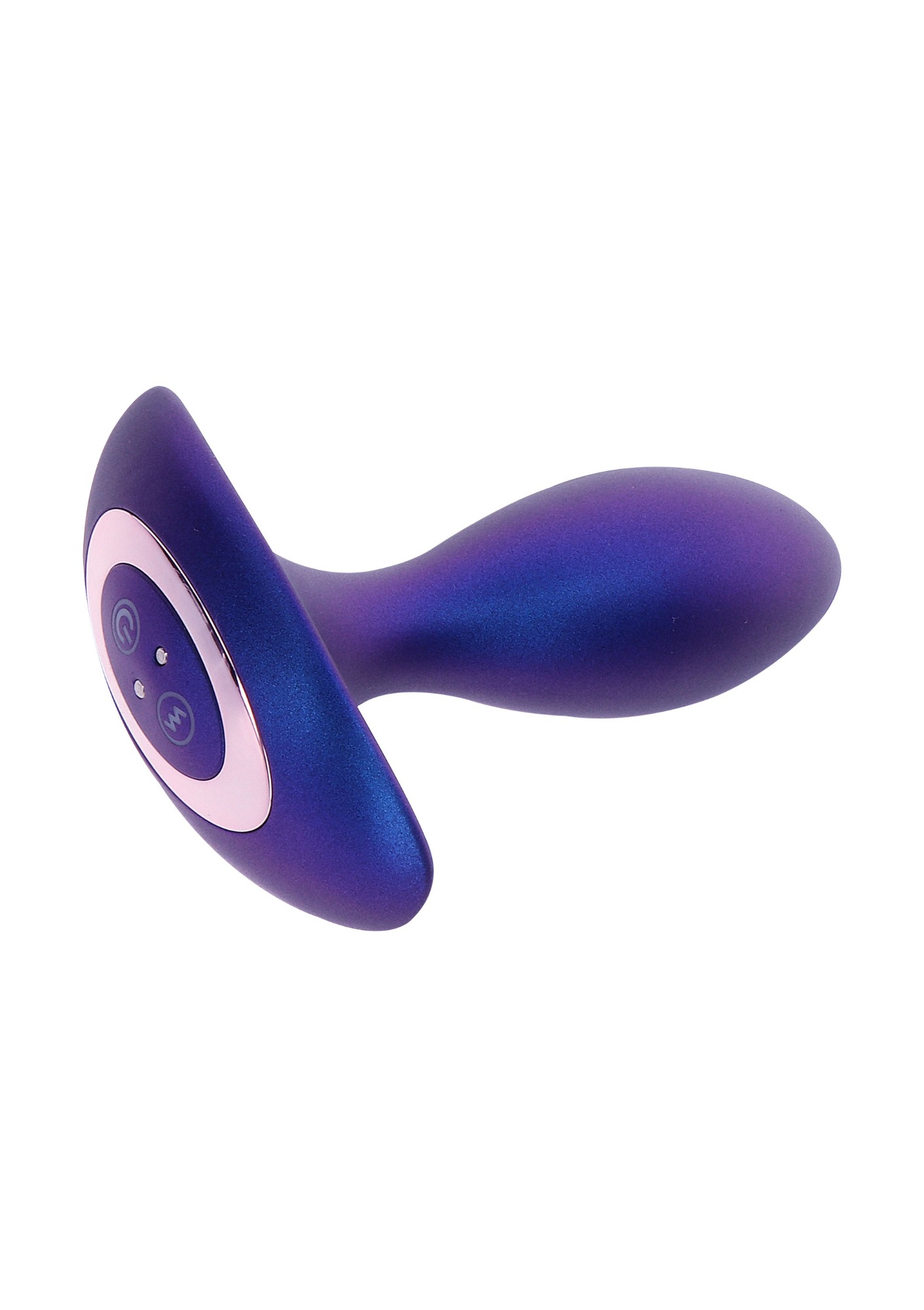Dop Anal The Brave Buttocks Remote Control 10 Moduri Vibratii Silicon USB Albastru 13 cm, #3, Erotic24.ro