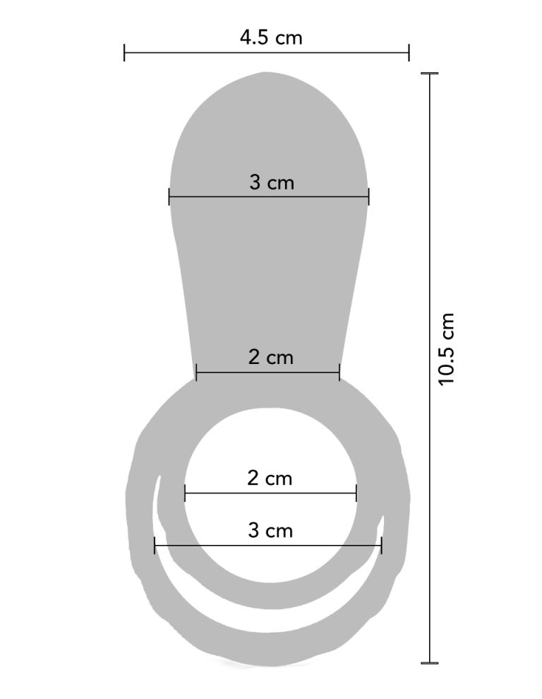Inel de Penis pentru Cupluri Xocoon Remote Control Silicon Mov USB, #7, Erotic24.ro