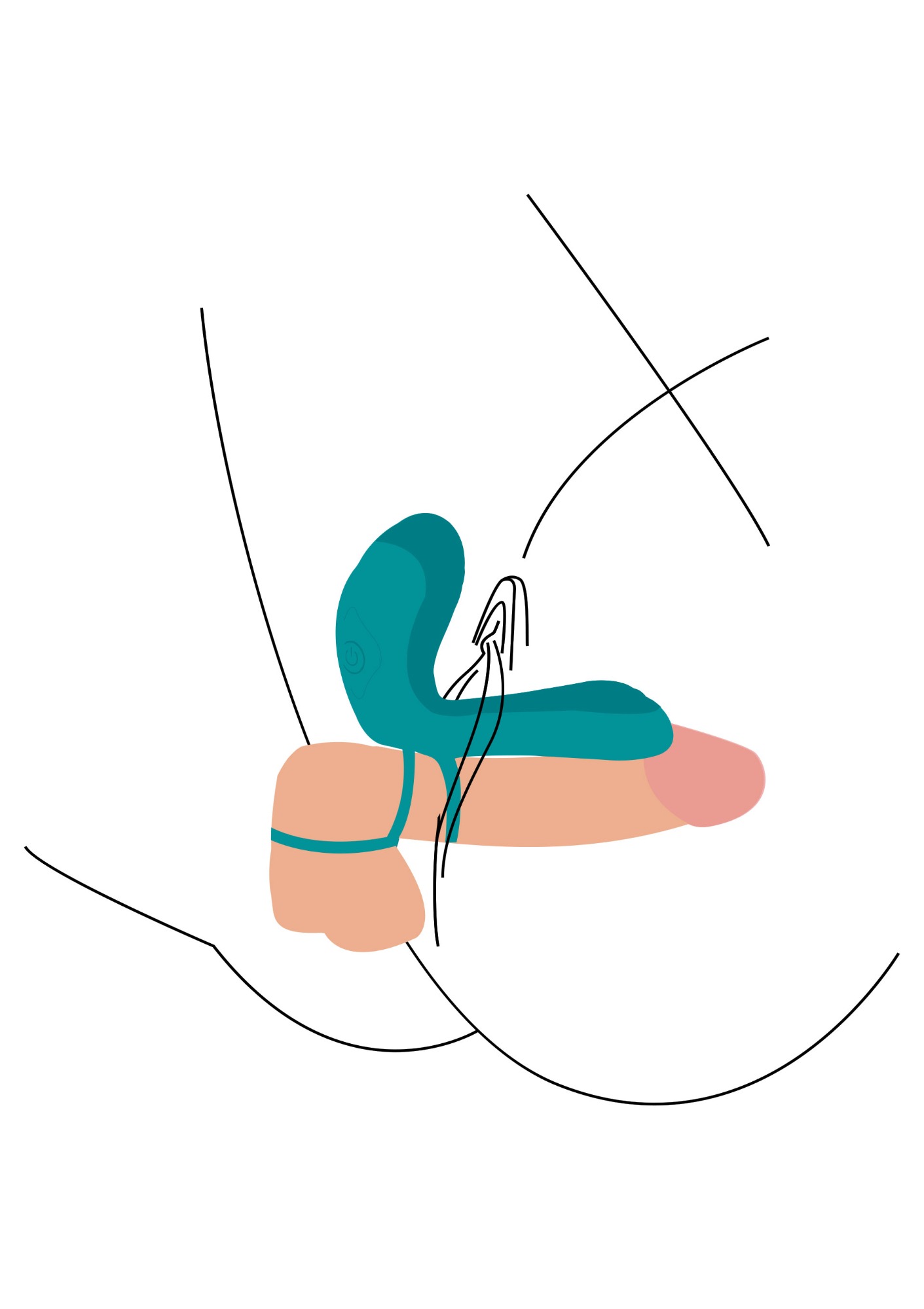 Inel de Penis pentru Cupluri Xocoon Remote Control Silicon Verde USB, Nr. 4, Erotic24.ro