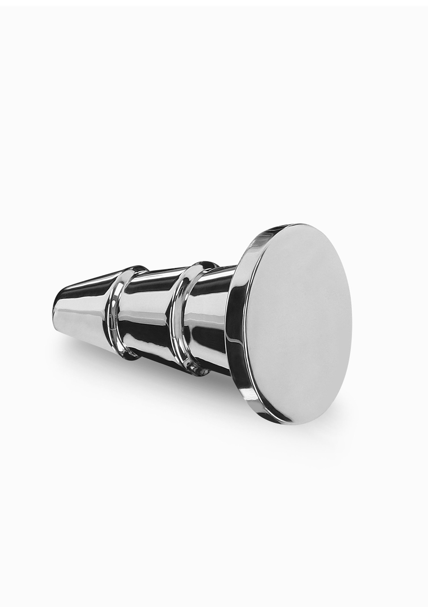 Dop Anal Advanced Cone Buttplug, Otel Inoxidabil 8.5 cm, #3, Erotic24.ro