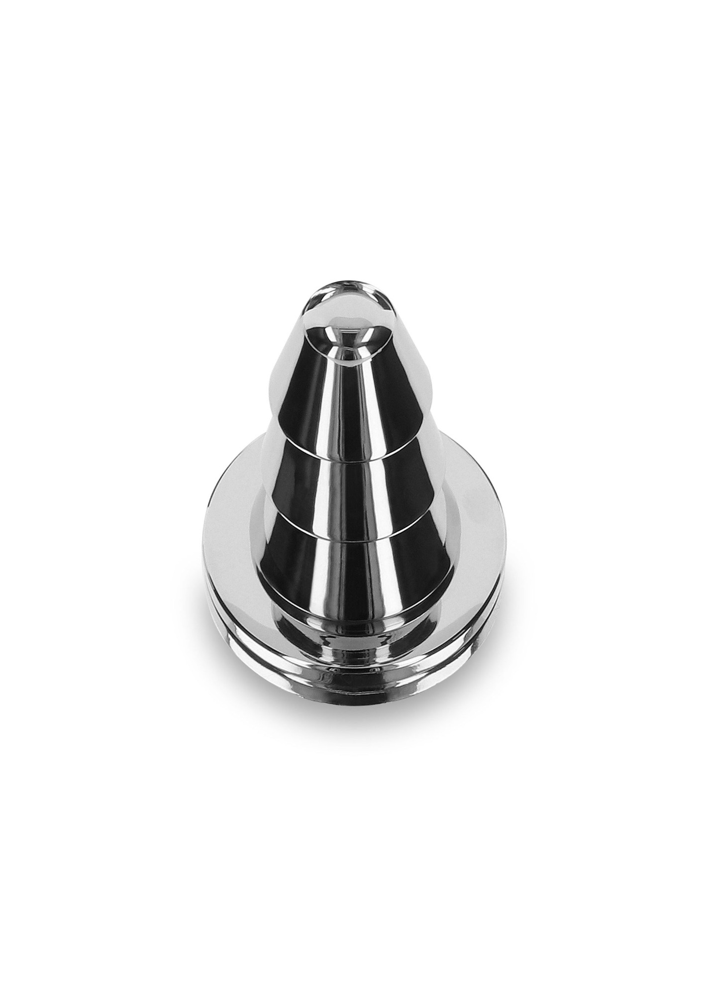 Dop Anal Advanced Cone Buttplug, Otel Inoxidabil 8.5 cm, #2, Erotic24.ro