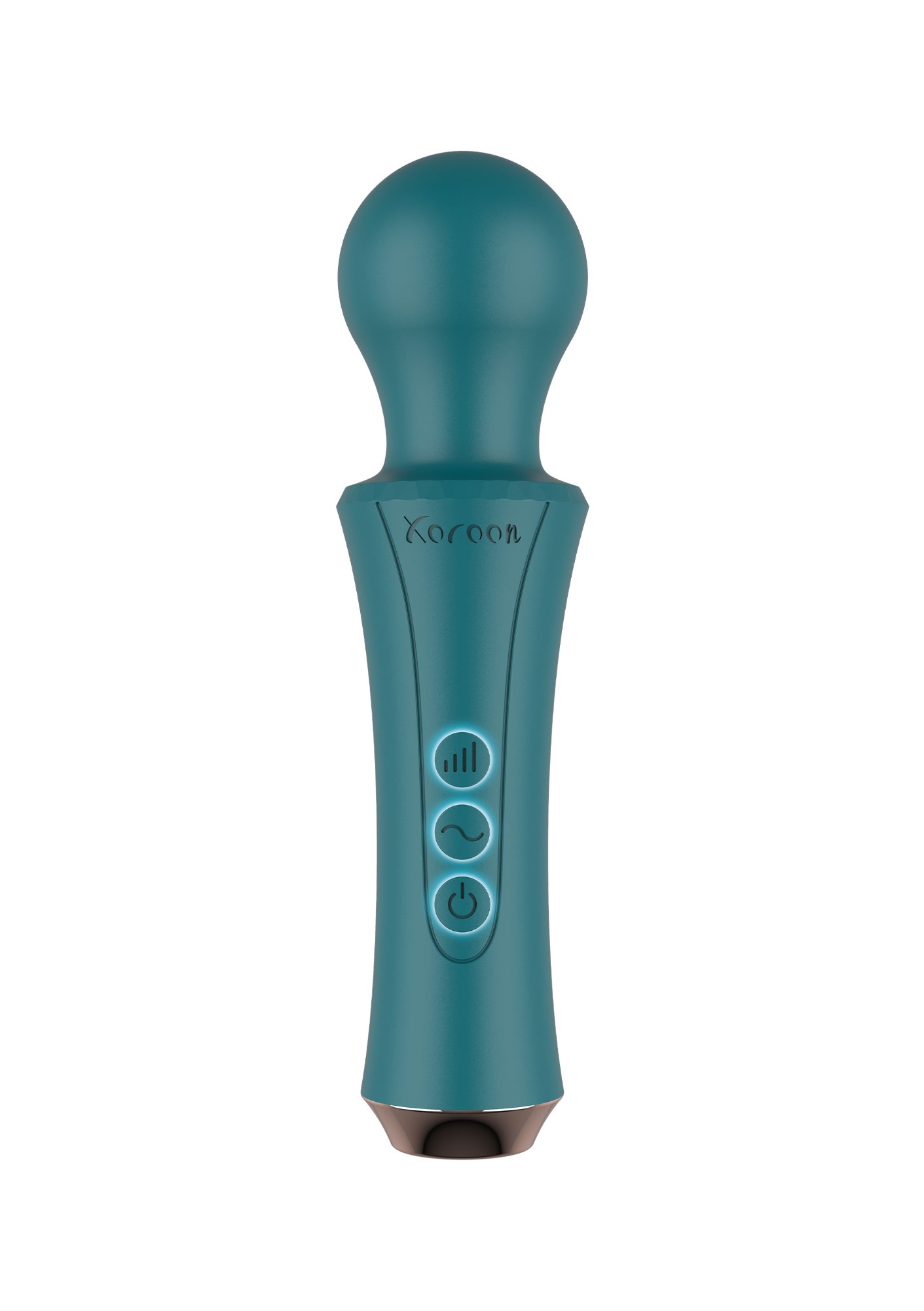 Vibrator The Personal Wand, 10 Moduri Vibratii, 3 Viteze, Silicon, USB, Verde, 18.5 cm