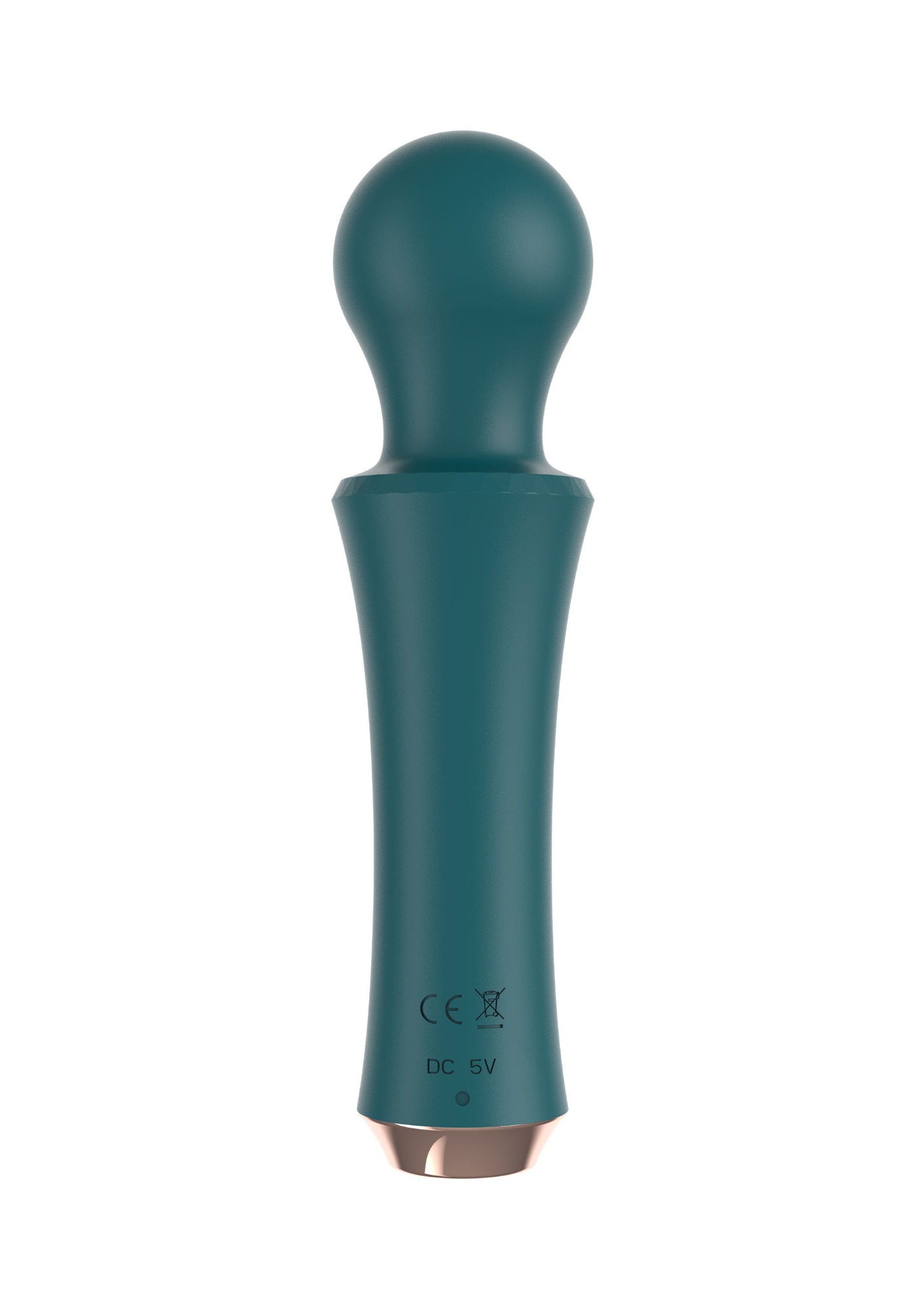 Vibrator The Personal Wand, 10 Moduri Vibratii, 3 Viteze, Silicon, USB, Verde, 18.5 cm, Nr. 4, Erotic24.ro