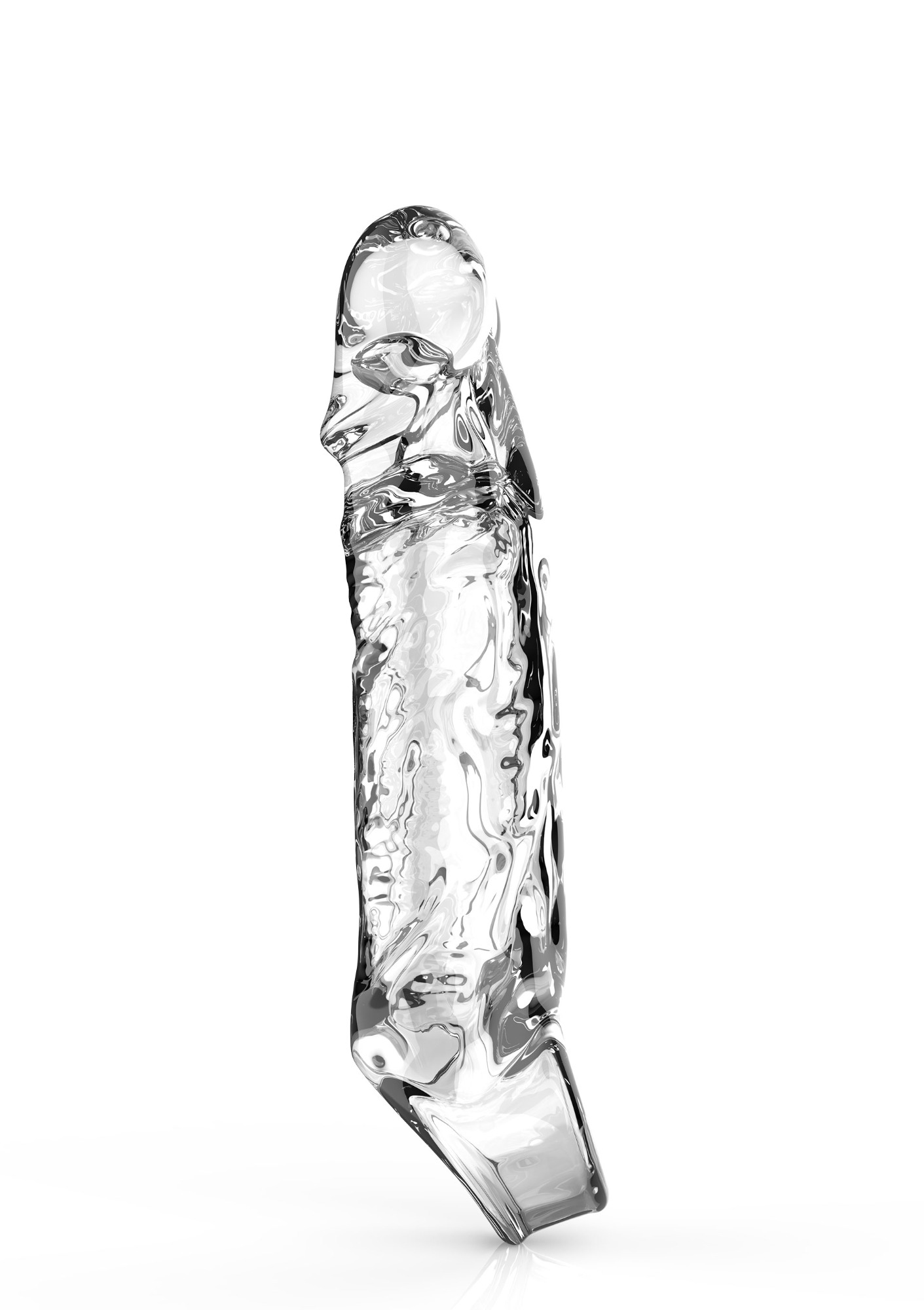 Prelungitor Penis Extension Sleeve Medium Clear , Nr. 2, Erotic24.ro
