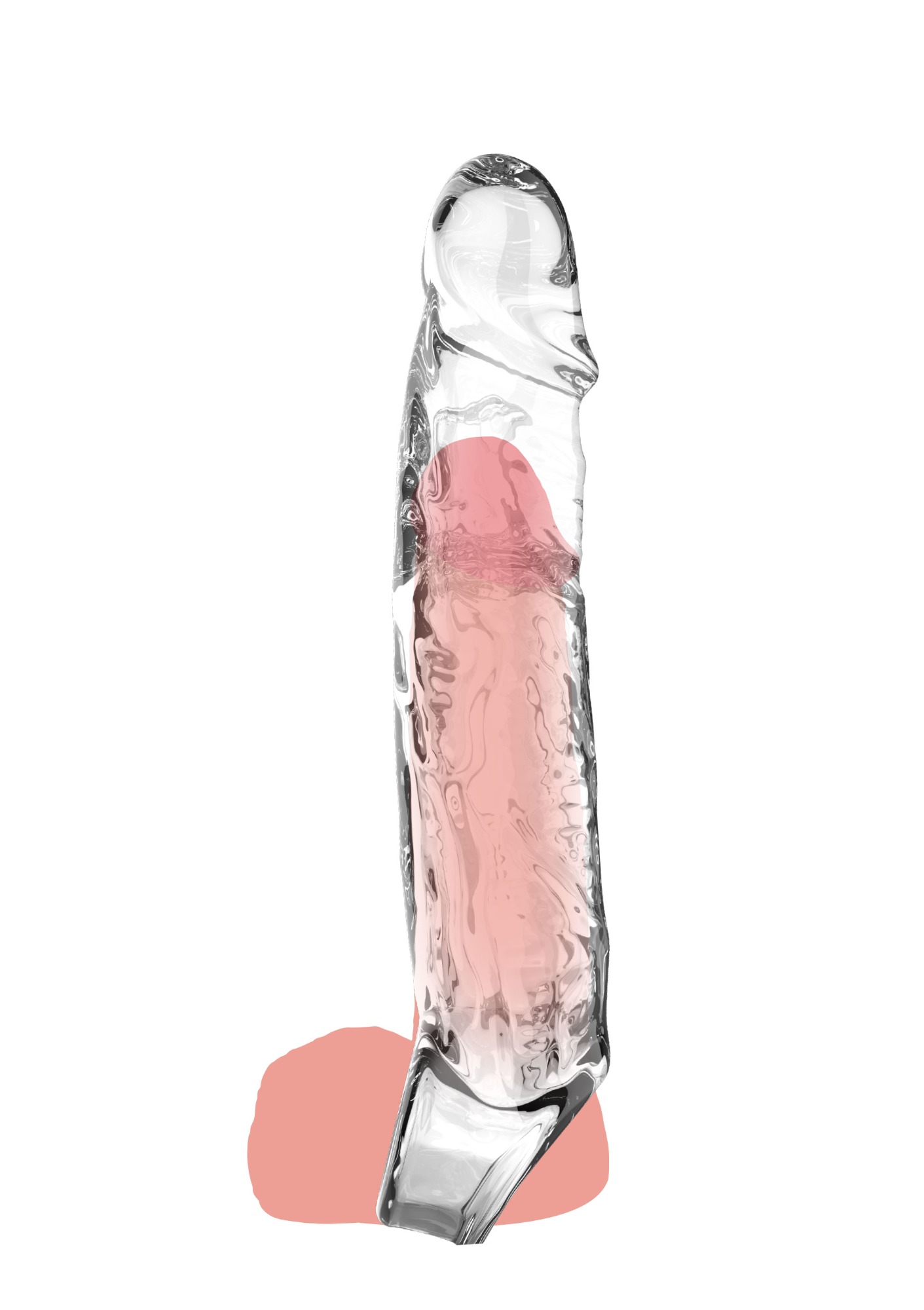 Prelungitor Penis Extension Sleeve Large Clear, #2, Erotic24.ro