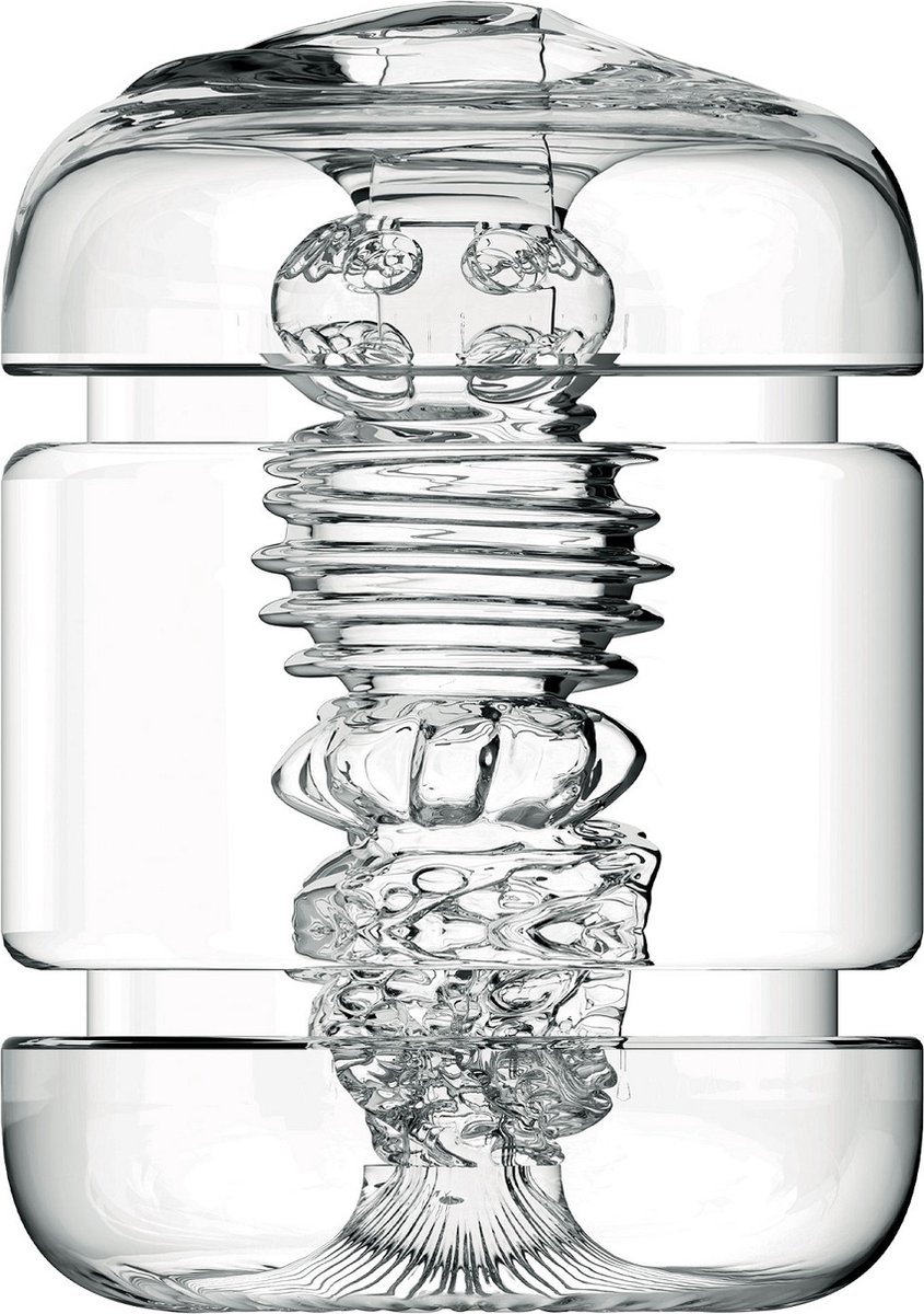 Masturbator Clear Shot Pussy&Ass, TPE, Transparent, #2, Erotic24.ro