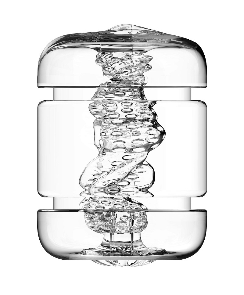 Masturbator Crystal Clear Pussy&Bum, TPE, Transparent, #2, Erotic24.ro