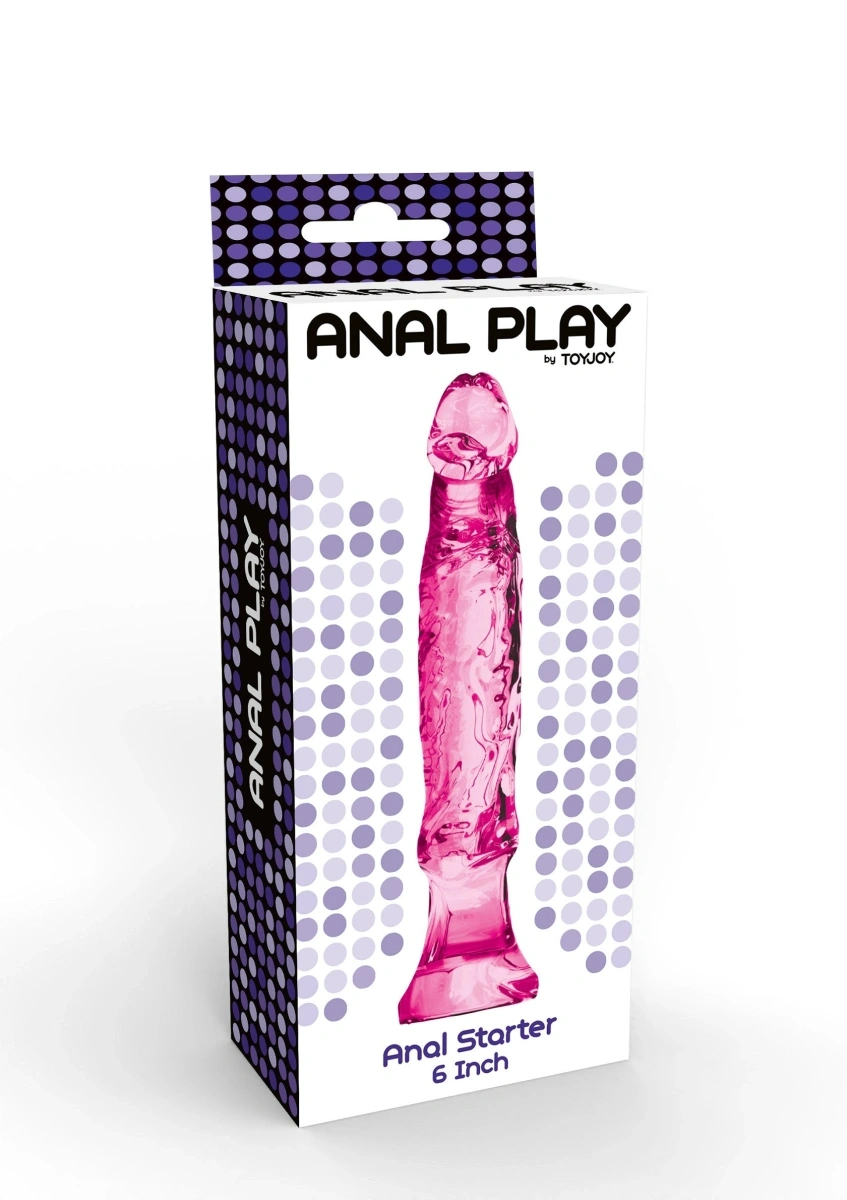 Dildo Anal Starter cu Ventuza, PVC, Roz, 16 cm, #2, Erotic24.ro