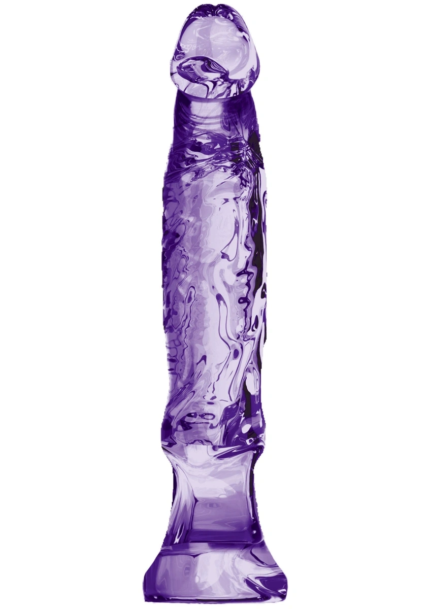 Dildo Anal Starter cu Ventuza, PVC, Mov, 16 cm, #1, Erotic24.ro