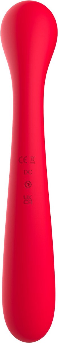 Vibrator Punctul G The Dash, 8 Moduri Stimulatoare, Silicon, USB, Rosu, 21.5 cm, #4, Erotic24.ro