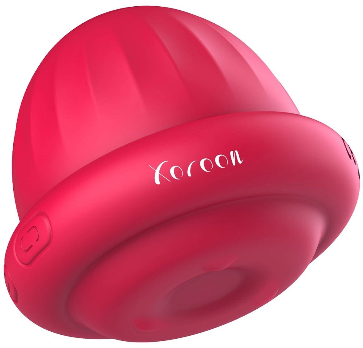 Stimulator Clitoris Xocoon Pearl Pulse Rotating and Vibrating, Silicon, USB, Rosu, 6.5 cm, #2, Erotic24.ro