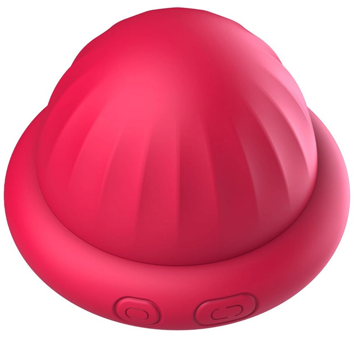 Stimulator Clitoris Xocoon Pearl Pulse Rotating and Vibrating, Silicon, USB, Rosu, 6.5 cm, #3, Erotic24.ro